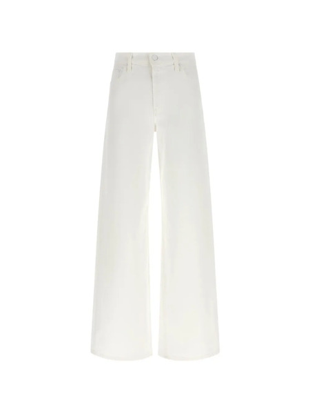  Mother Vaqueros Anchos The Rerun Zip Sneak - Blanco 