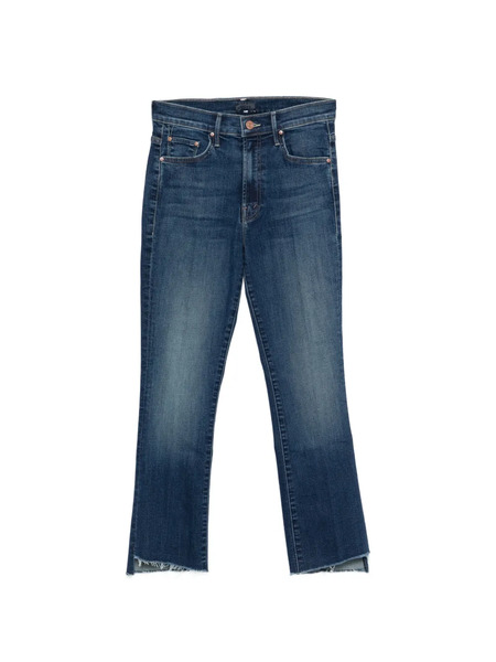  Mother Vaqueros The Insider Crop Step Fray - Azul 