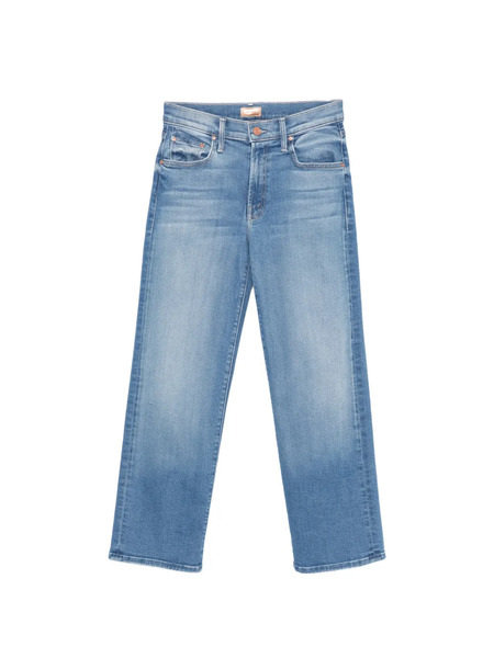  Mother Vaqueros The Mid Rise Rambler Zip Ankle - Azul 