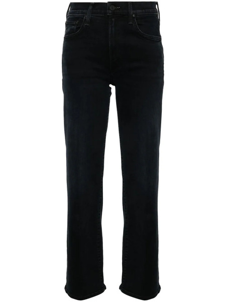  Mother Vaqueros The Mid Rise Zip Rambler Ankle - Azul 