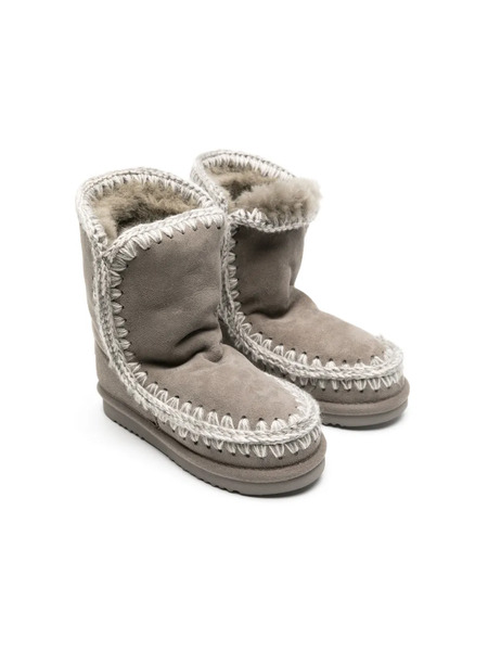  Mou Kids Botas Sobrehiladas - Gris 
