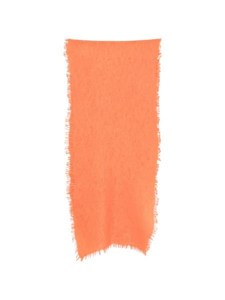  Mouleta Fular Con Bordes Deshilachados - Naranja 