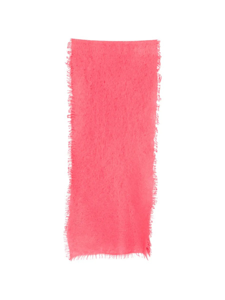  Mouleta Fular Con Bordes Deshilachados - Rosa 