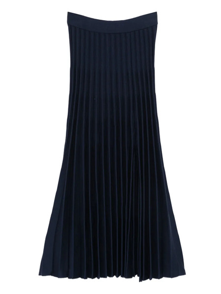  Mrz Falda Midi Plisada - Azul 