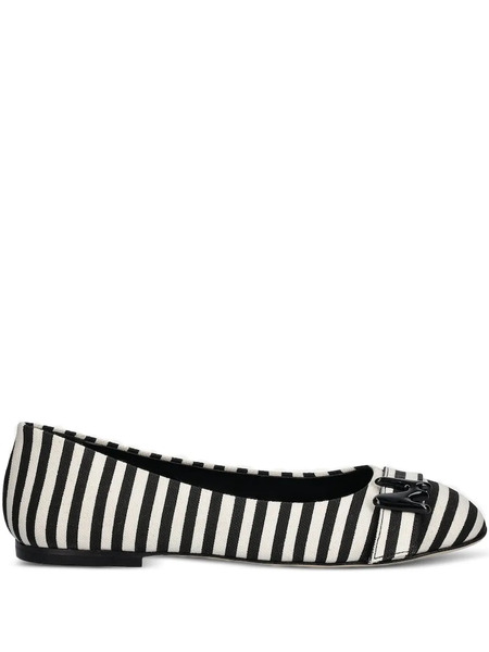  Msgm Bailarinas A Rayas - Negro 