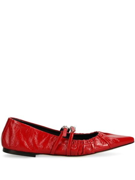  Msgm Bailarinas Con Hebilla - Rojo 