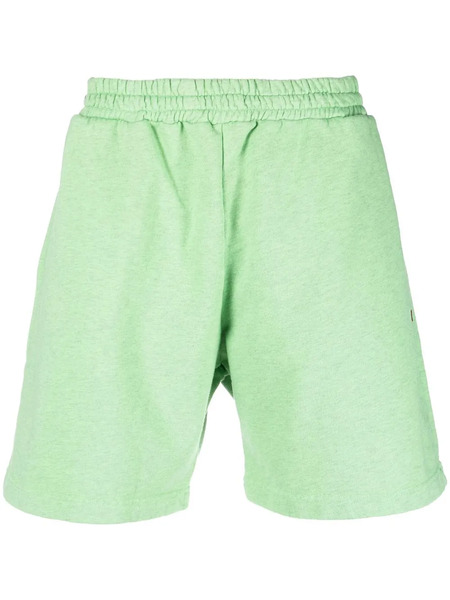  Msgm Bermudas Con Logo Bordado - Verde 