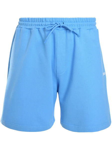 Msgm Bermudas Náuticas Con Logo - Azul 