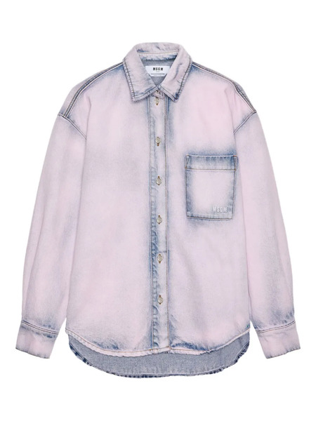  Msgm Camisa Con Botones - Rosa 