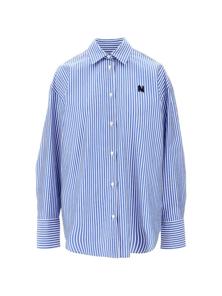 Msgm Camiseta Con Logo - Azul 