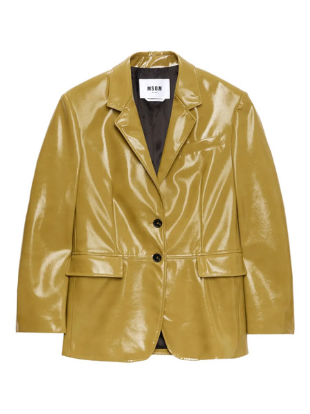  Msgm Chaqueta Con Botones - Marrón 
