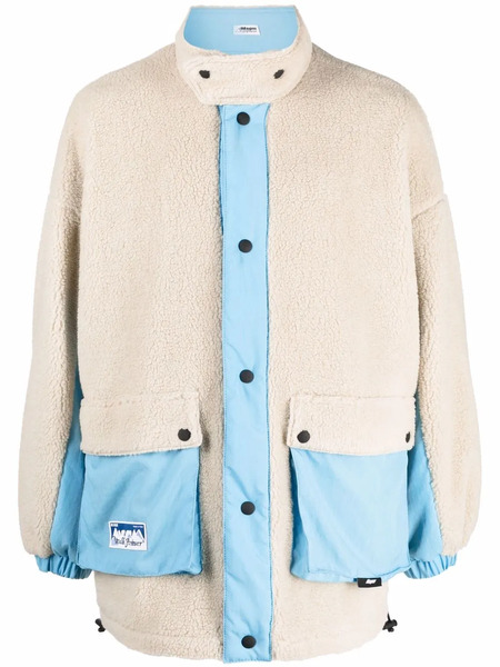  Msgm Chaqueta Reversible - Azul 