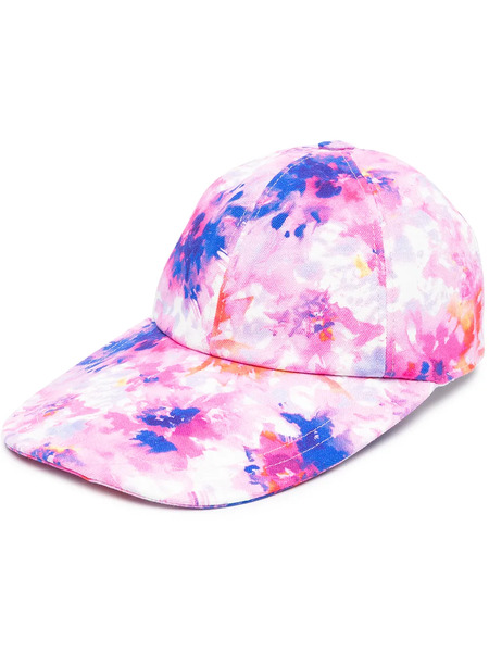  Msgm Gorra Con Estampado Floral - Rosa 