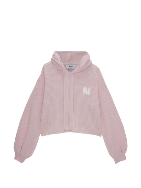  Msgm Jersey Con Aplique Del Logo - Rosa 