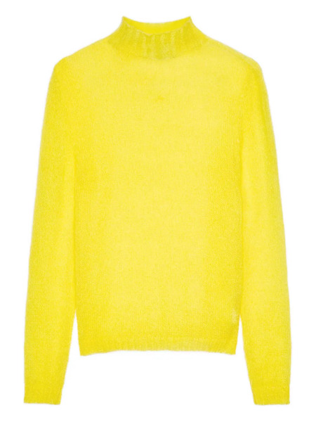  Msgm Jersey De Manga Larga - Amarillo 