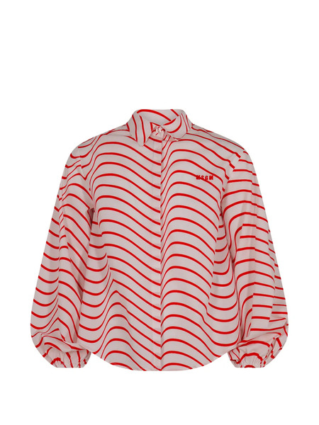  Msgm Kids Blusa Estampada - Rojo 