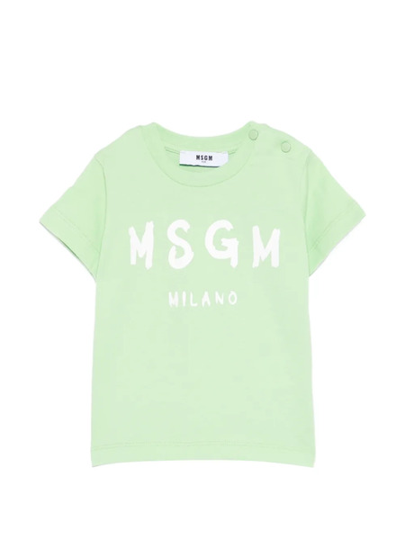  Msgm Kids Camiseta Con Estampado Gráfico - Verde 