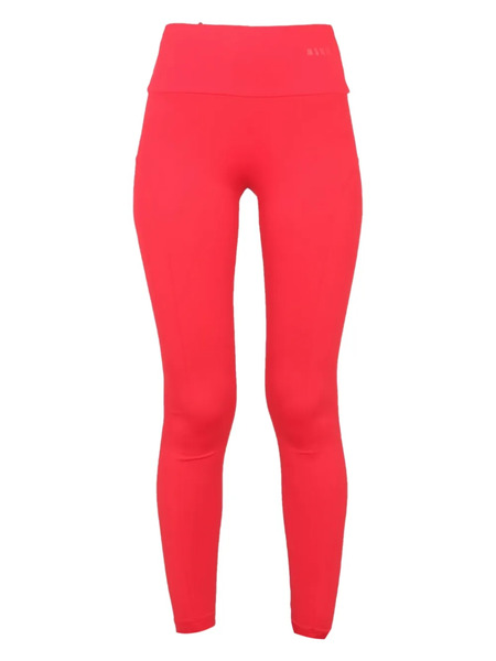  Msgm Leggins Con Logo Estampado - Rojo 