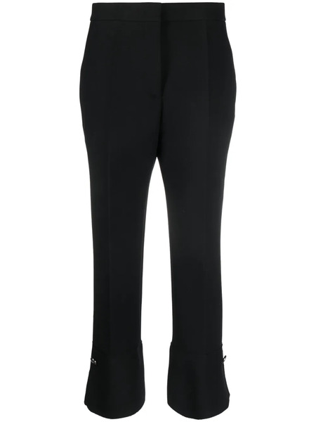  Msgm Pantalones Con Pinzas - Negro 