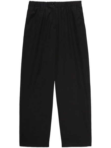  Msgm Pantalones Rectos Con Pinzas - Negro 