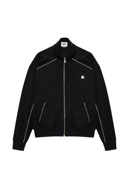  Msgm Sudadera Con Cremallera - Negro 