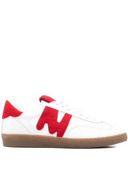  Msgm Zapatillas De Piel - Blanco 
