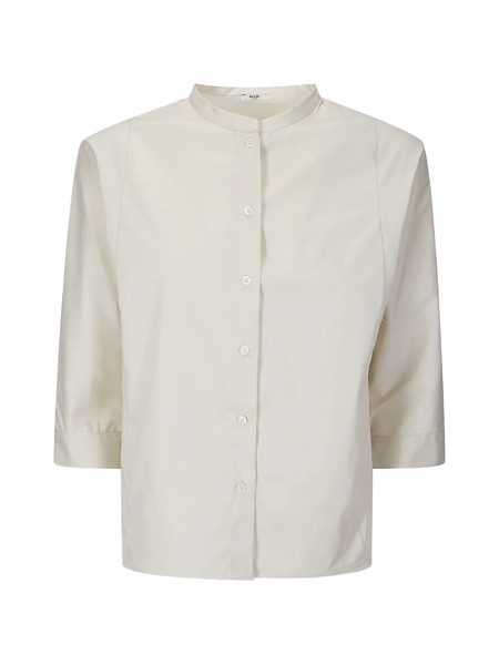  M.s.m. Camisa Con Cuello Mao - Neutro 