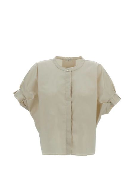  M.s.m. Camisa Drapeada - Neutro 