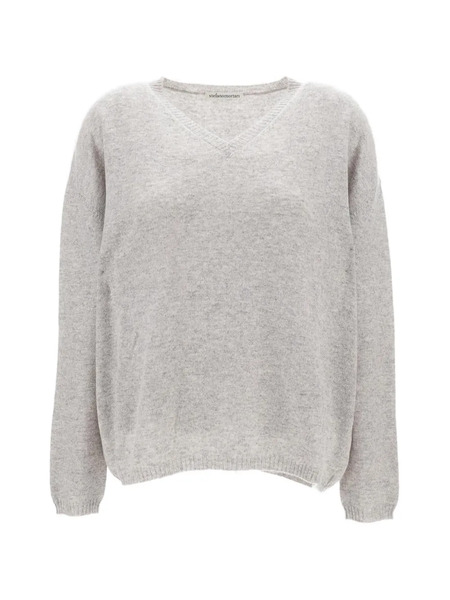  M.s.m. Jersey Con Cuello En V - Gris 