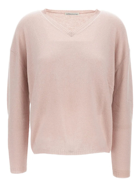  M.s.m. Jersey Con Cuello En V - Rosa 