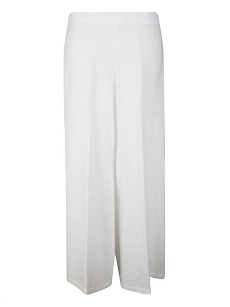  M.s.m. Pantalones Palazzo De Lino - Blanco 