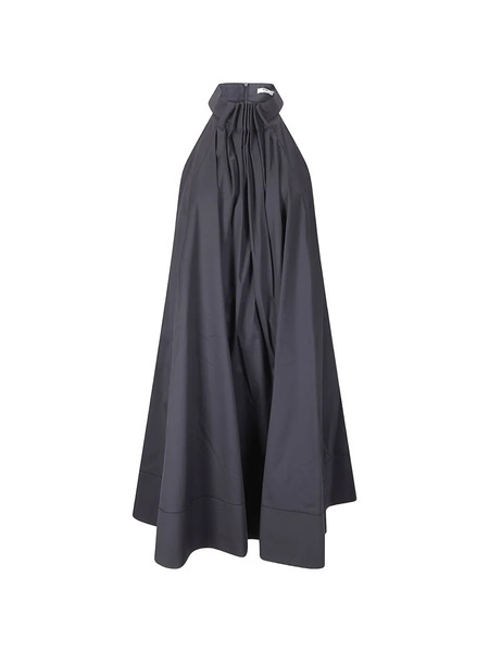  M.s.m. Vestido Con Cuello Halter - Gris 
