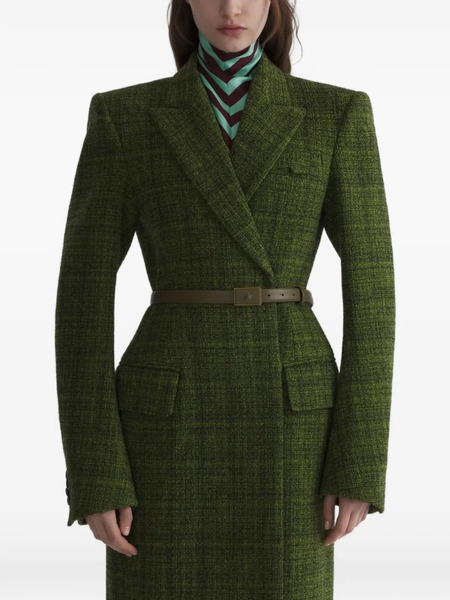  Mugler Abrigo De Vestir Midi - Verde 
