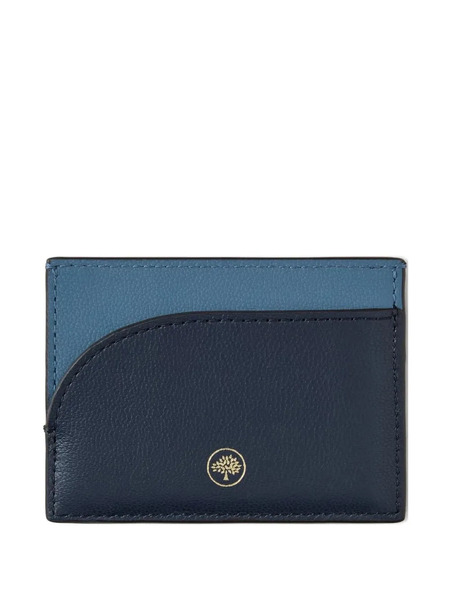  Mulberry Tarjetero Con Borde Redondeado - Azul 