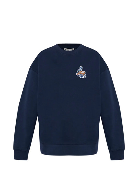  Munthe Sudadera Nathan Con Logo Bordado - Azul 