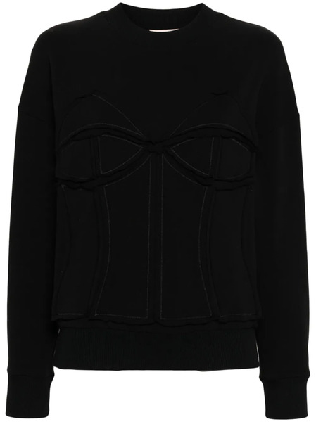  Murmur Sudadera Deconstructed De Manga Larga - Negro 