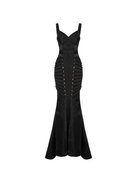 Murmur Vestido Largo Zest - Negro 