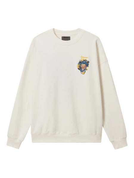  Musium Div. Sudadera Van Gogh Bordada - Neutro 