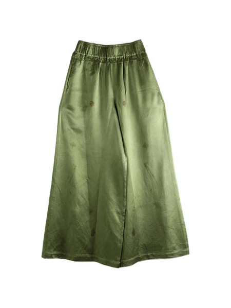  Mutedance Pantalones De Seda - Verde 