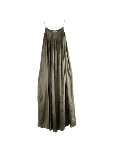  Mutedance Vestido Largo Drapeado - Verde 