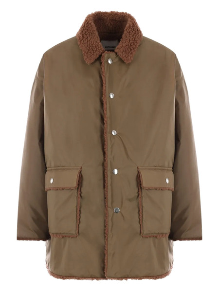  Mythinks Chaqueta Con Ribete Teddy - Marrón 