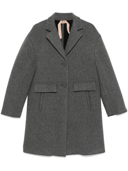  Nº21 Abrigo Con Botones - Gris 
