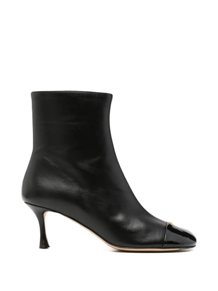  Nº21 Botas De Piel Con Puntera - Negro 