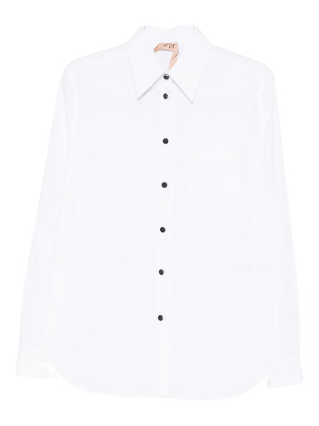  Nº21 Camisa Con Botones - Blanco 
