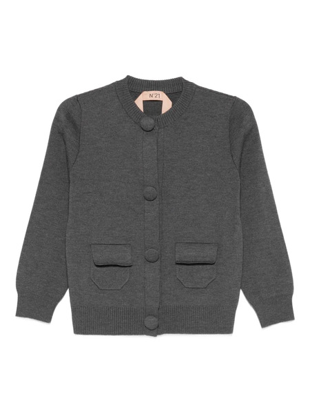 Nº21 Cárdigan Con Botones - Gris 