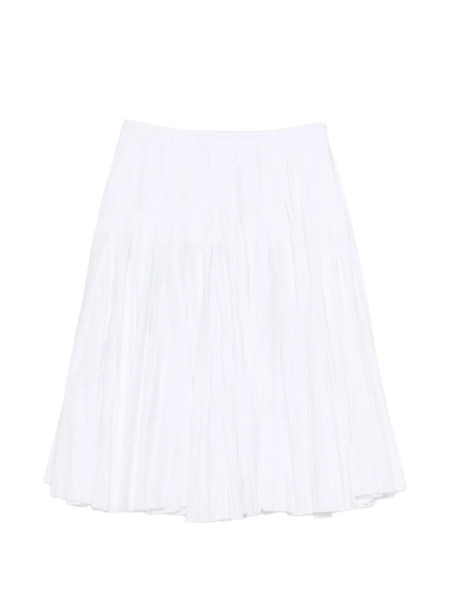 Nº21 Falda Midi Plisada - Blanco 