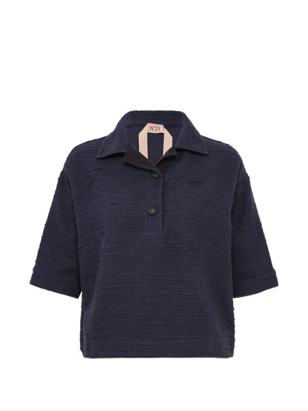  Nº21 Polo Texturizado - Azul 