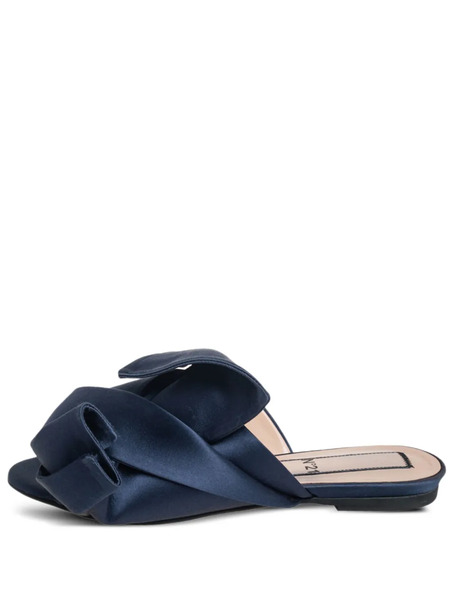  Nº21 Sandalias De Satén Con Nudo Pre-owned - Azul 