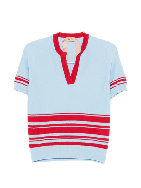  Nº21 Top A Rayas - Azul 