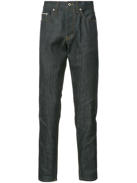  Naked And Famous Vaqueros Rectos - Azul 